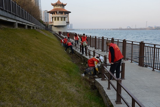 志愿者活动现场