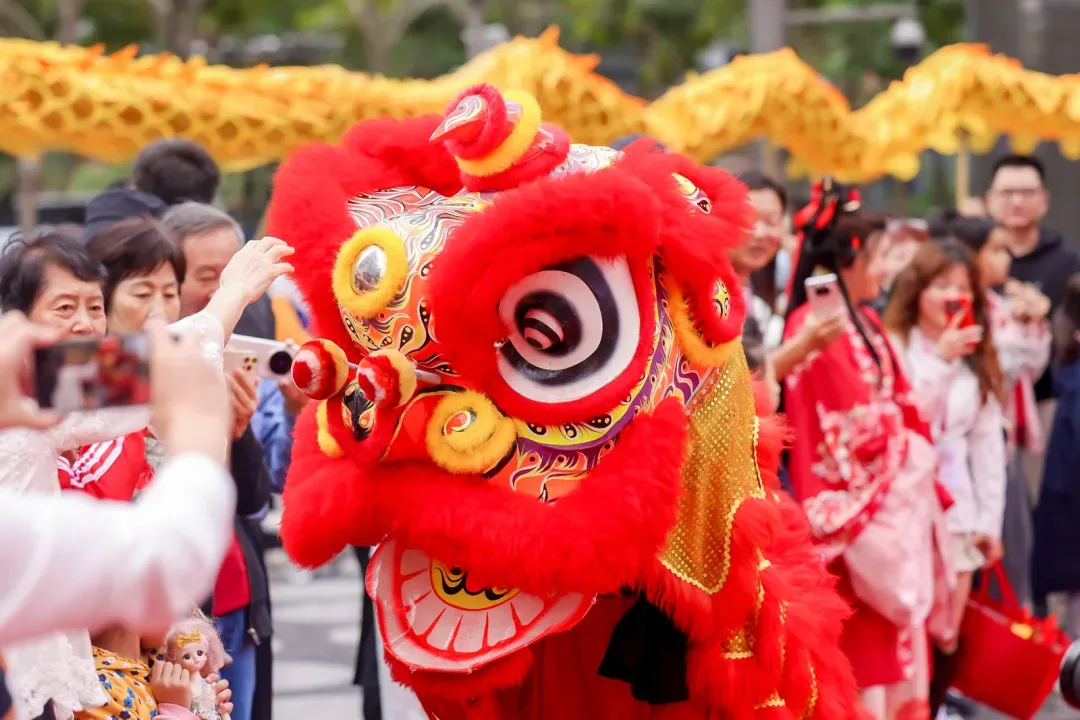 花落福田 央视春晚吉祥物“巳升升”来福田花市啦