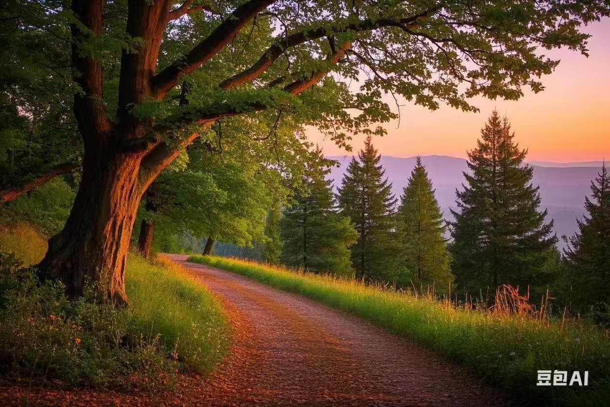 生命镶嵌在自然中