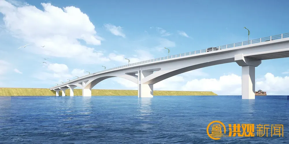 三官河大桥效果图