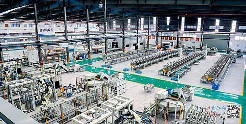 赣州南康区共享智能备料中心车间