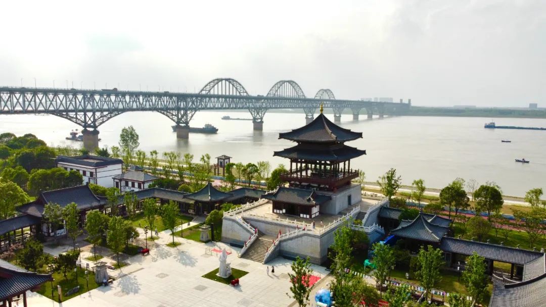 长江国家文化公园九江段琵琶亭景区。吴迪 摄