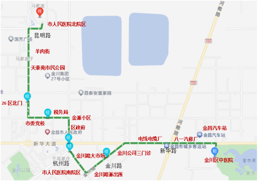 就医专线路线图