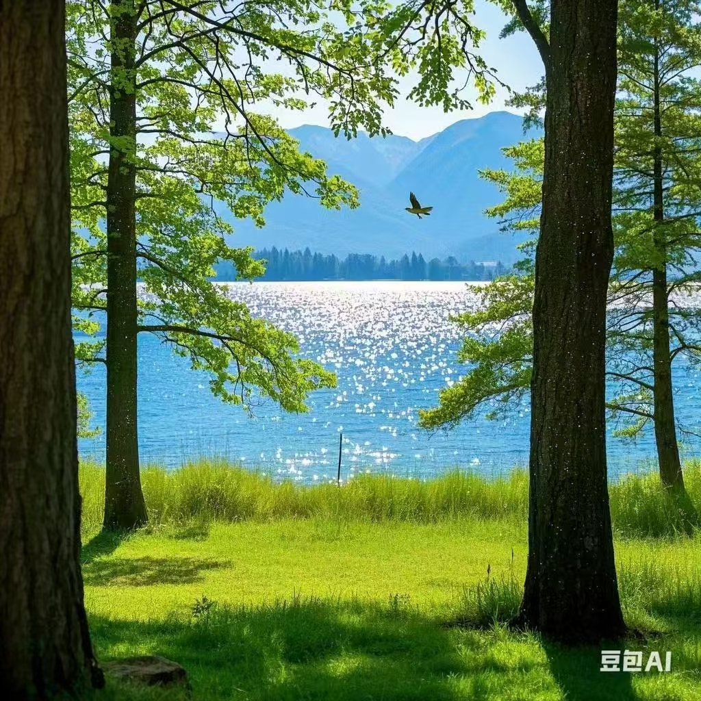 生命镶嵌在自然中