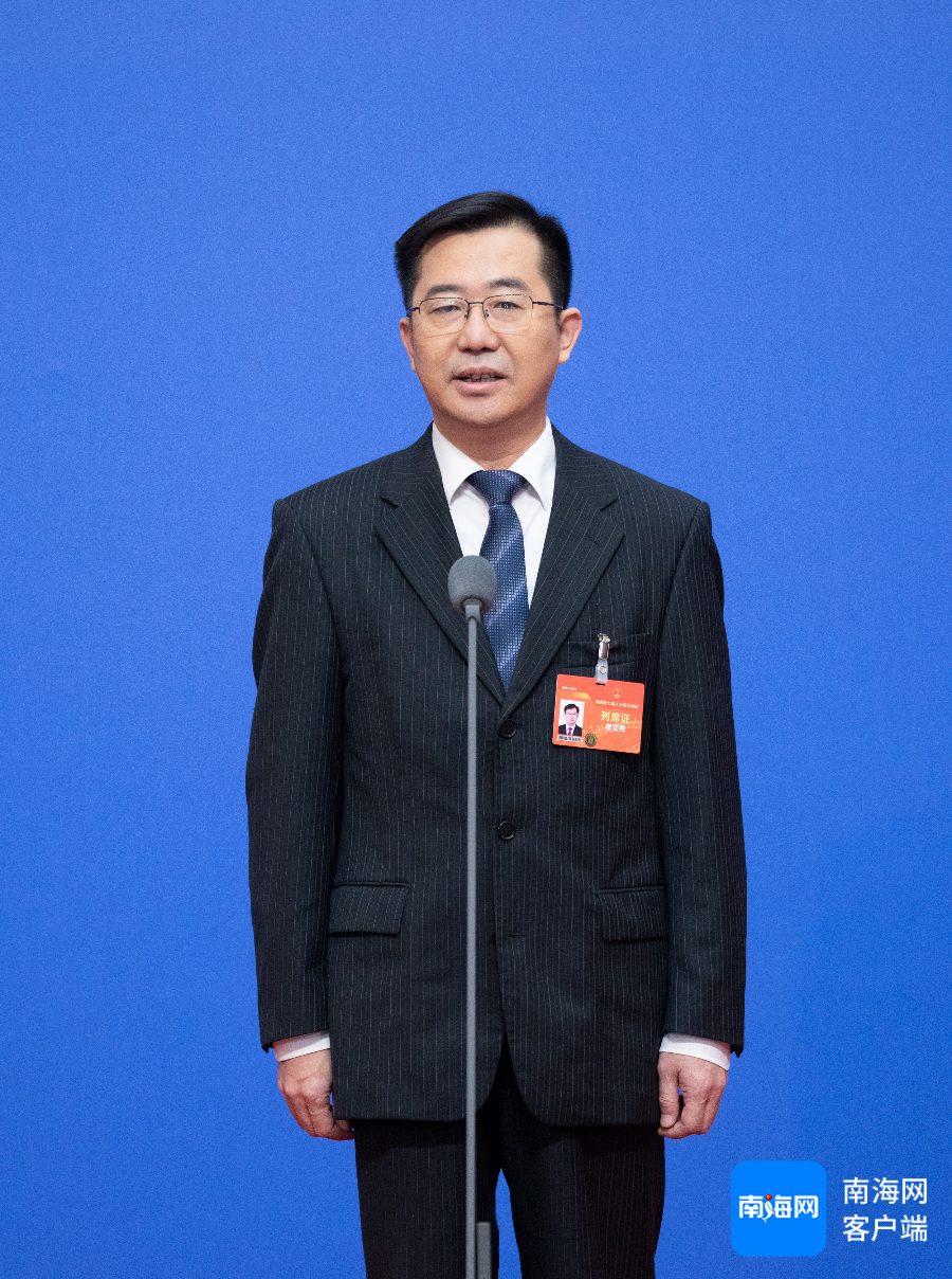 海南省卫生健康委员会党委书记、主任李文秀。记者 李昊 摄