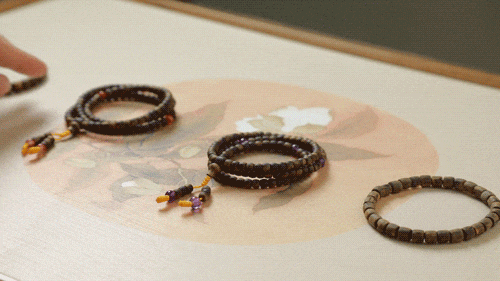 R54 全沈水極上緑油伽羅伽楠香 奇楠香沈香手串 高級ブレスレット重:34.6g 極上緑油伽羅 奇楠 沈香 香木 重さ：9,2g 卸売 通販 R54 全