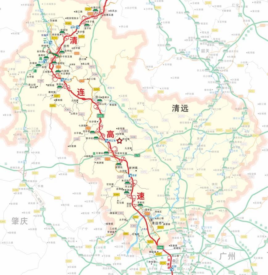 温情以待 清连高速焕然一新迎春运