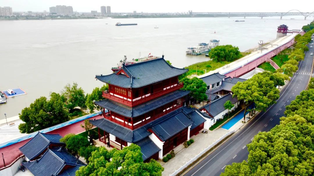 长江国家文化公园九江段浔阳楼景区。吴迪 摄