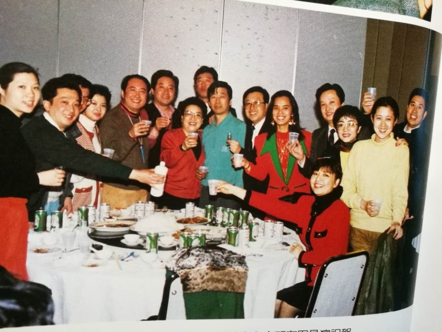 邓在军艺术研讨会举行 (摄于1992年)