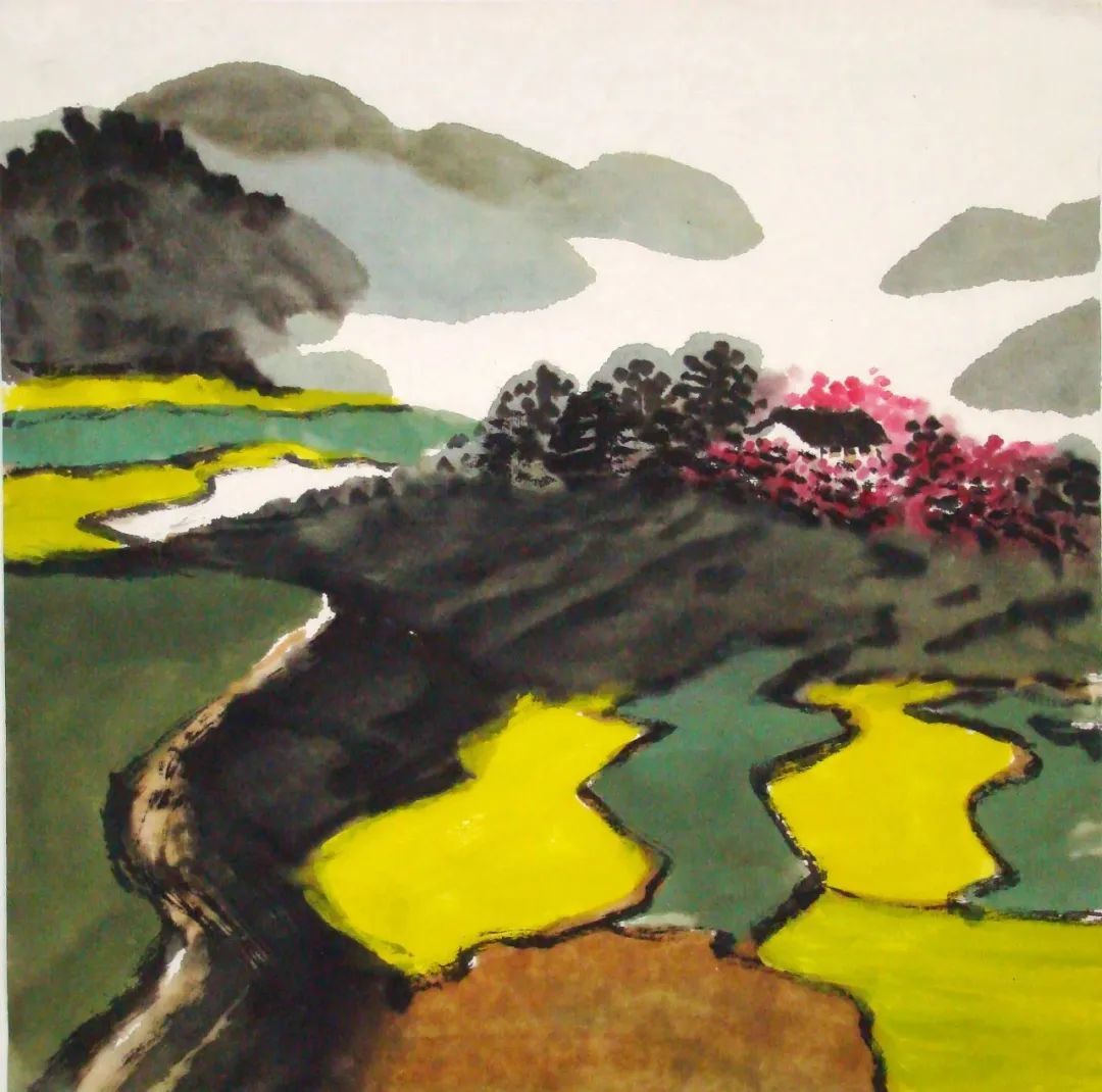 △杨立强《菜花盛开》