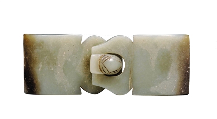 清代玉带扣（瓜州出土）