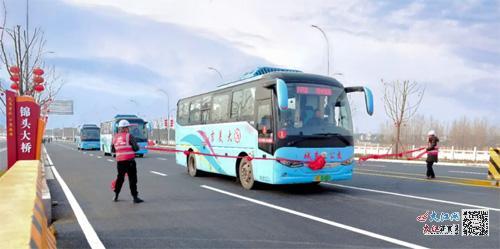 赣江西堤(吉水段)竣工通车