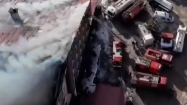 现场直击土耳其滑雪中心酒店火灾现场