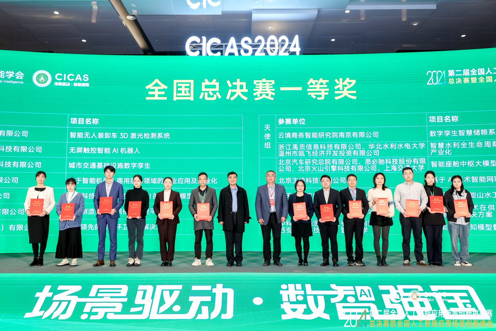 13个创新项目获得特等奖!2024第二届全国人工智能应用场景创新挑战赛总决赛收官