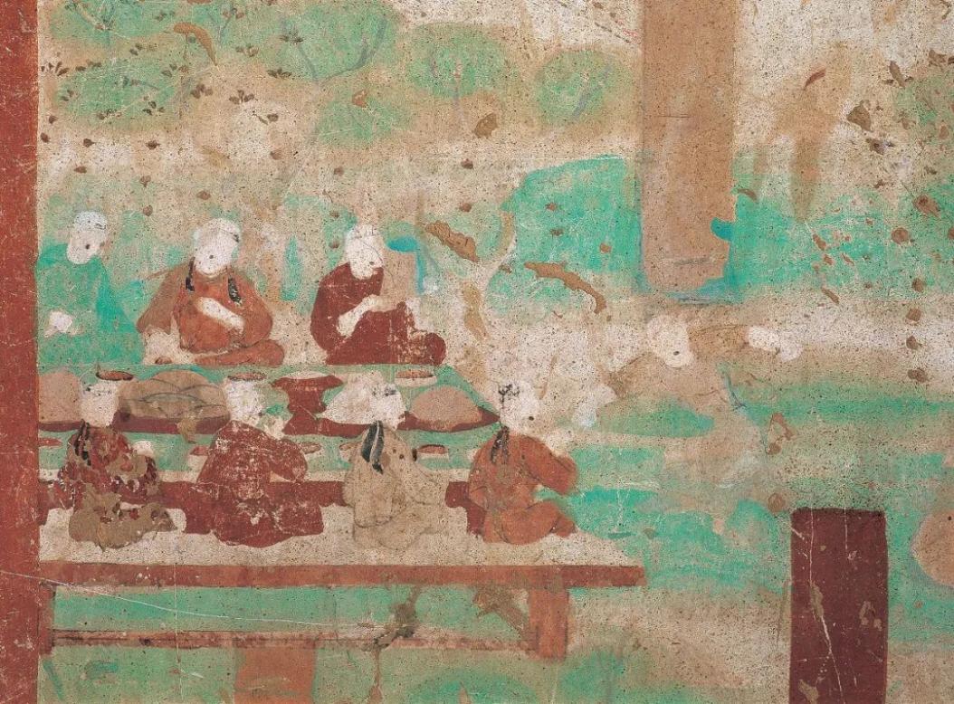 敦煌壁画中的露天酒肆