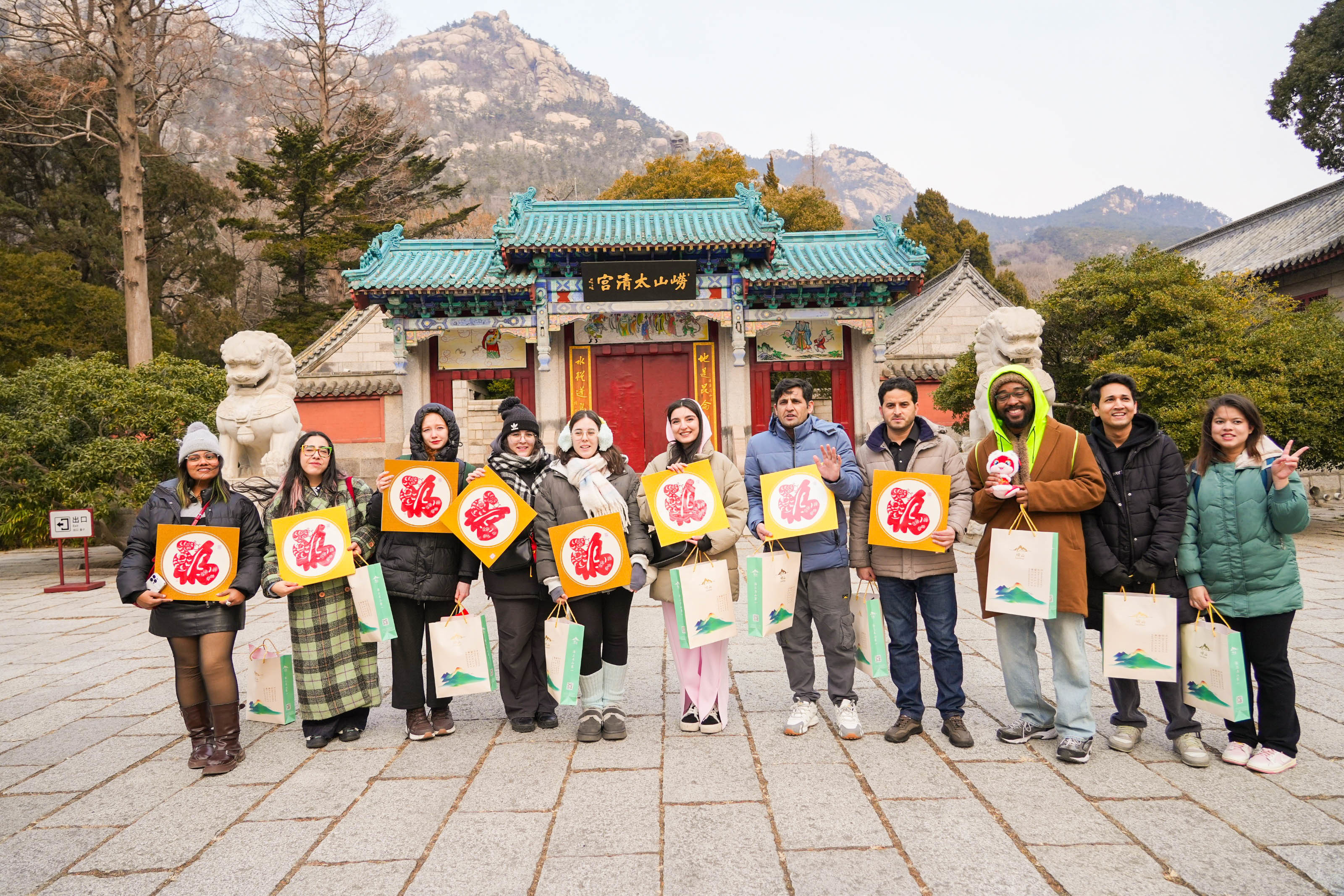 非遗迎春乐游崂山：外国友人近距离感受崂山非遗魅力