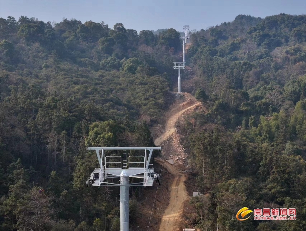 南昌梅岭云端景区索道项目有新进展（图）
