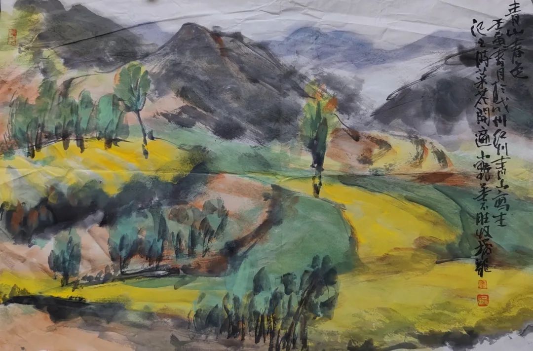 △田瑞龙《青山秀色》