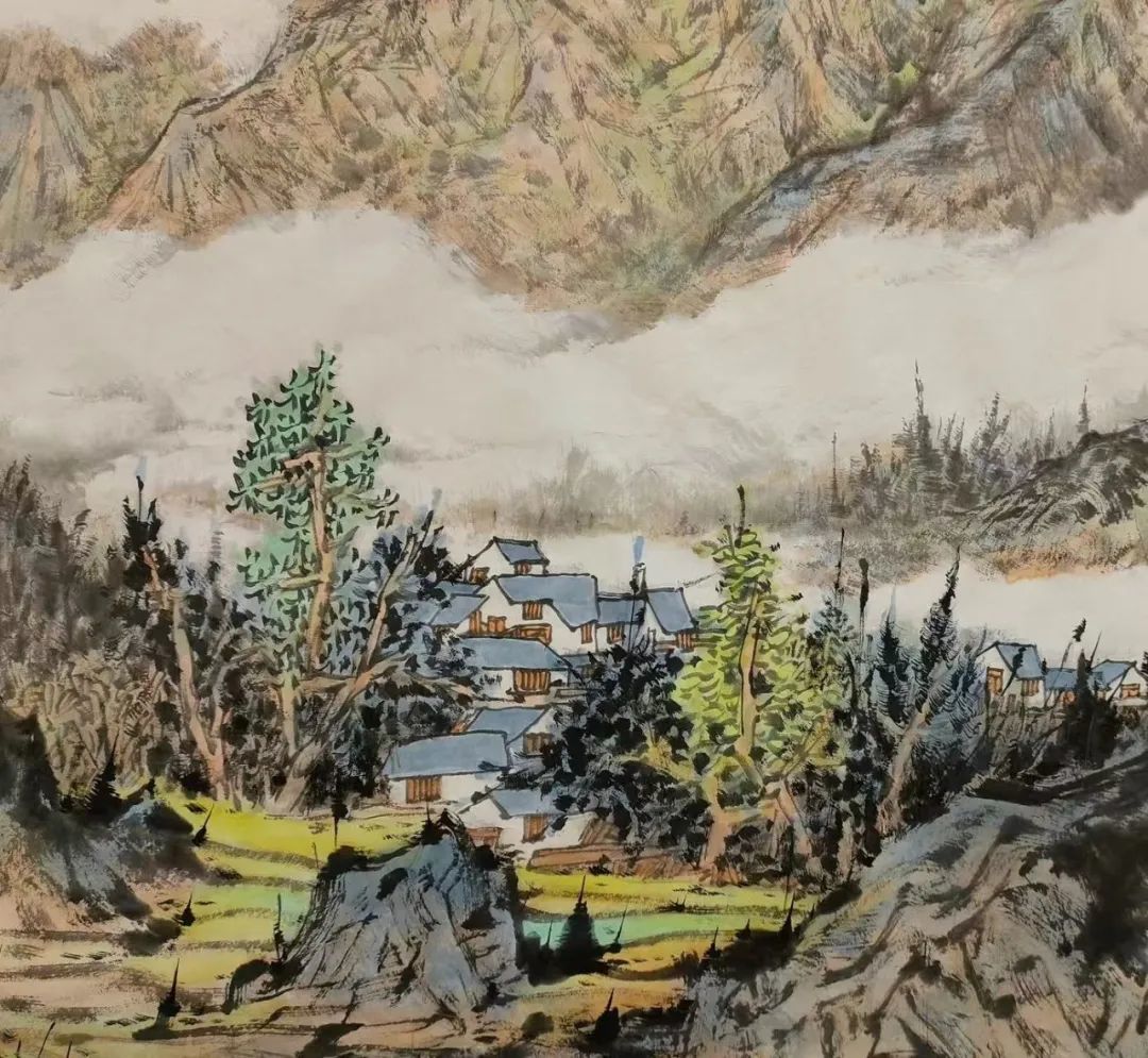 △蒙朝晖《陇原春》