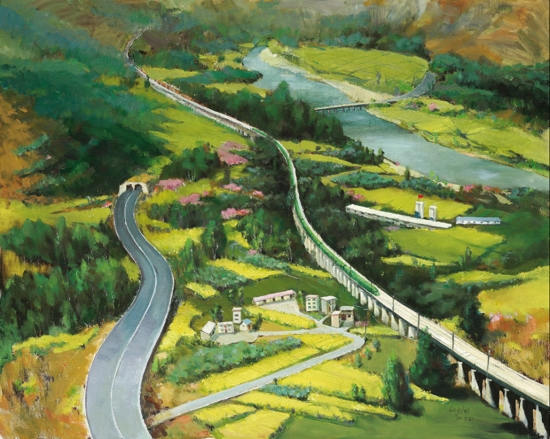 △张凌飞 《大地撒金》