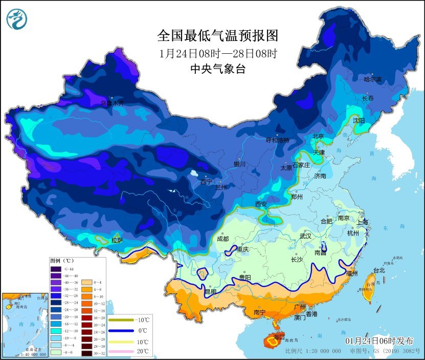 寒潮来袭！多地降温可达14℃以上，最低气温0℃线南压至云南