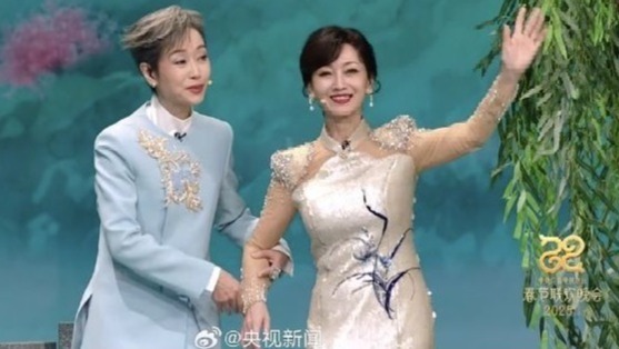 71岁赵雅芝和61岁叶童，在春晚同框！网友：太配了_凤凰网