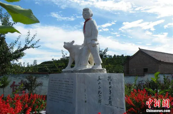王二小雕像。保定文旅供图