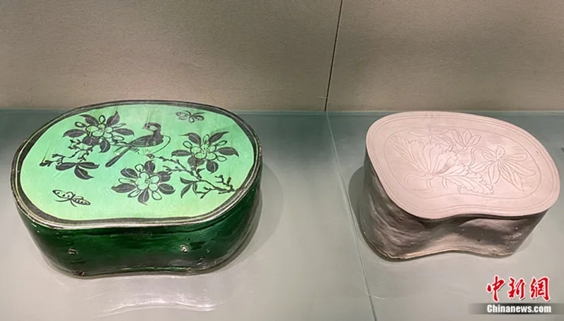 宋代瓷枕。中新网记者 裴国荣 摄