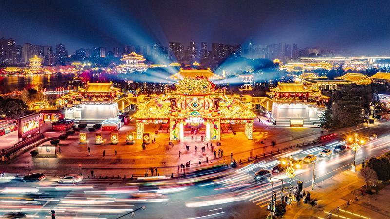 2025大唐芙蓉园灯会华彩绽放