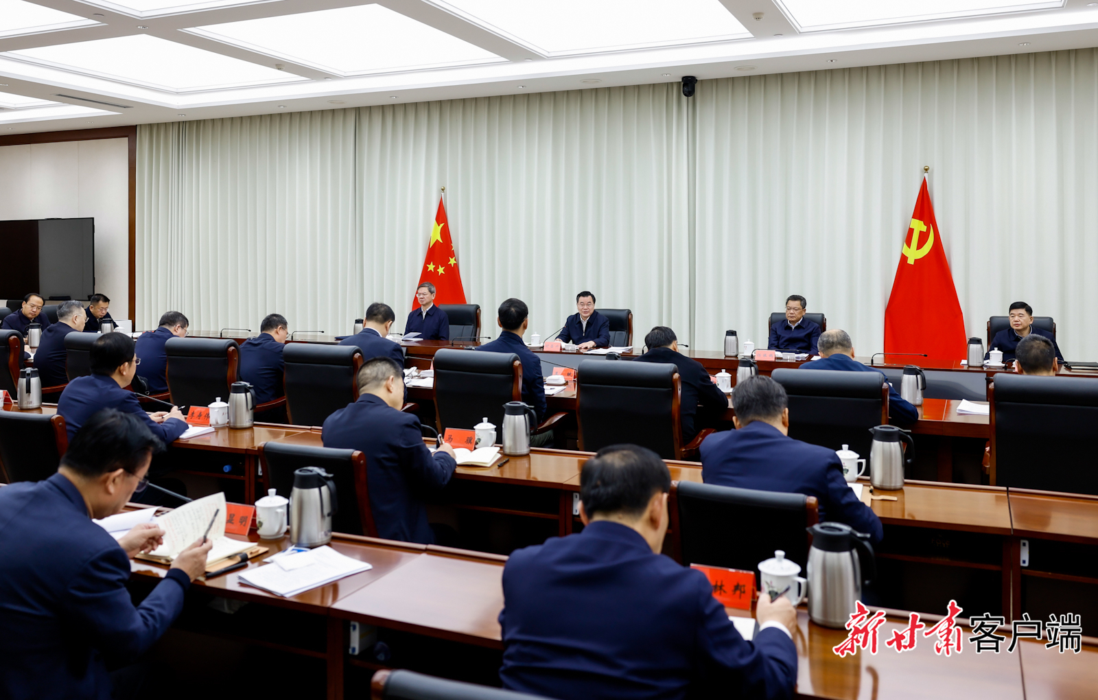 1月26日,十四届省委全面深化改革委员会第六次会议在兰州召开,省委书记、省委全面深化改革委员会主任胡昌升主持会议并讲话。新甘肃·甘肃日报记者 孟捷
