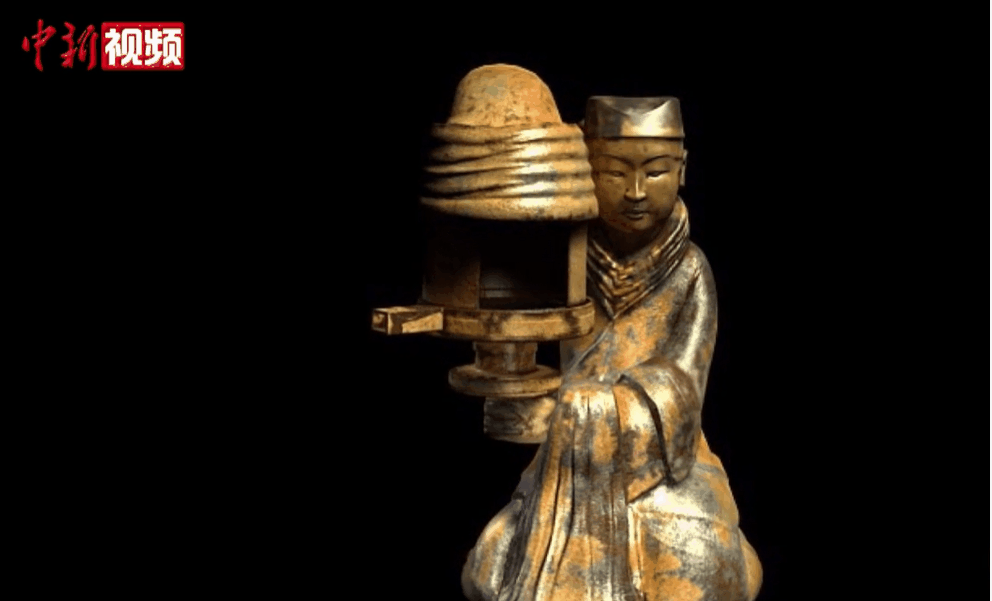 长信宫灯。来源中新视频