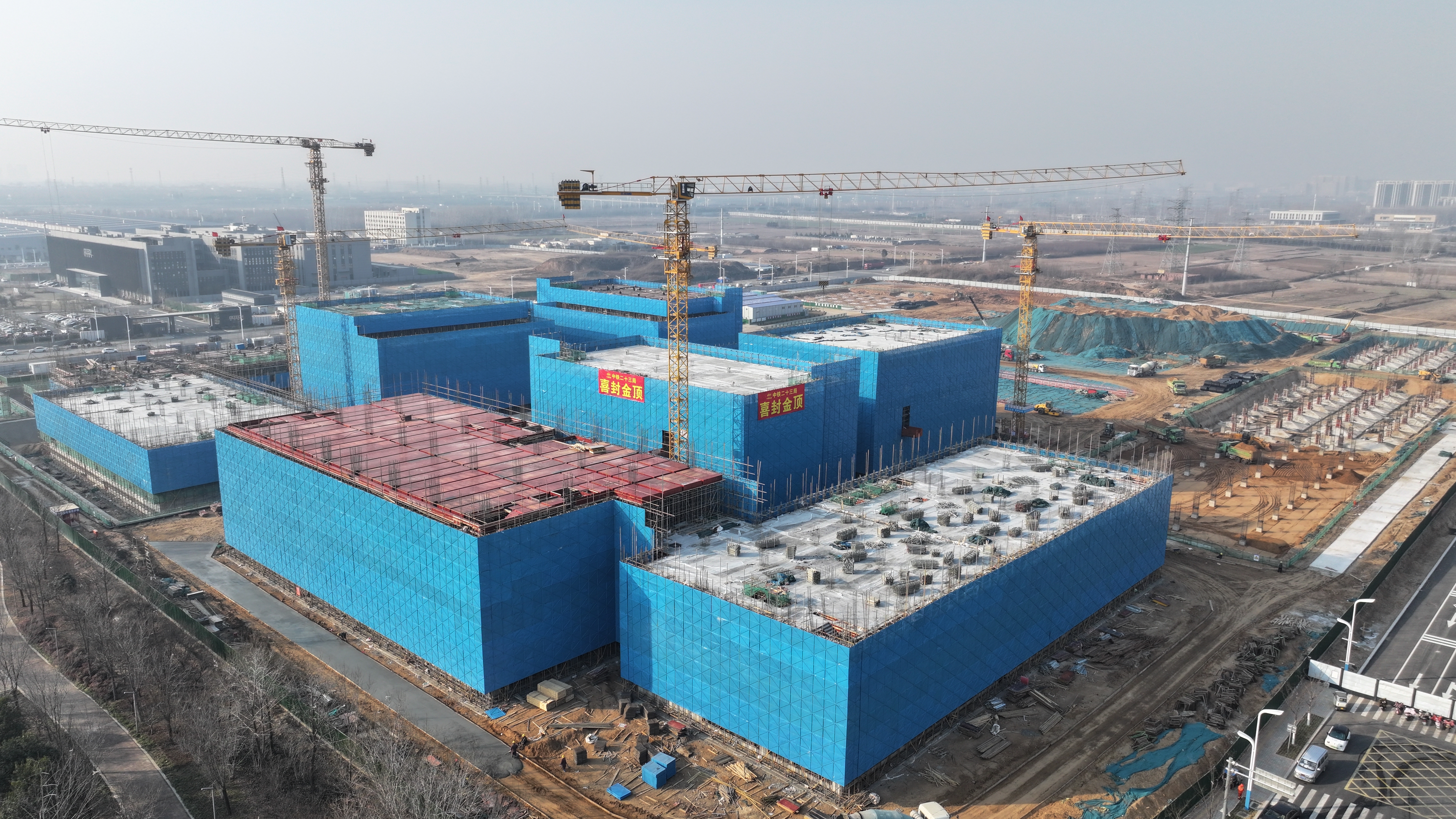 ▲ 细胞与基因治疗产业园项目建设现场。