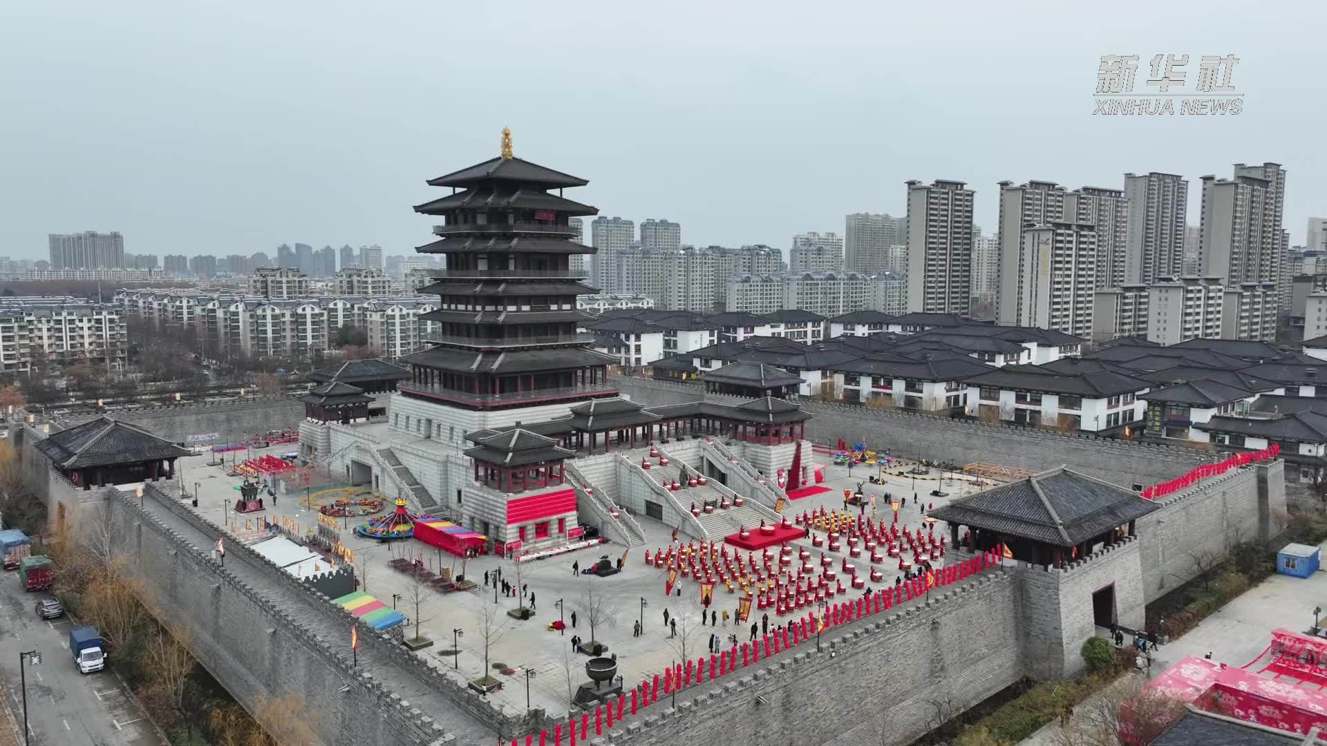 江苏泗洪：百鼓齐鸣迎新春