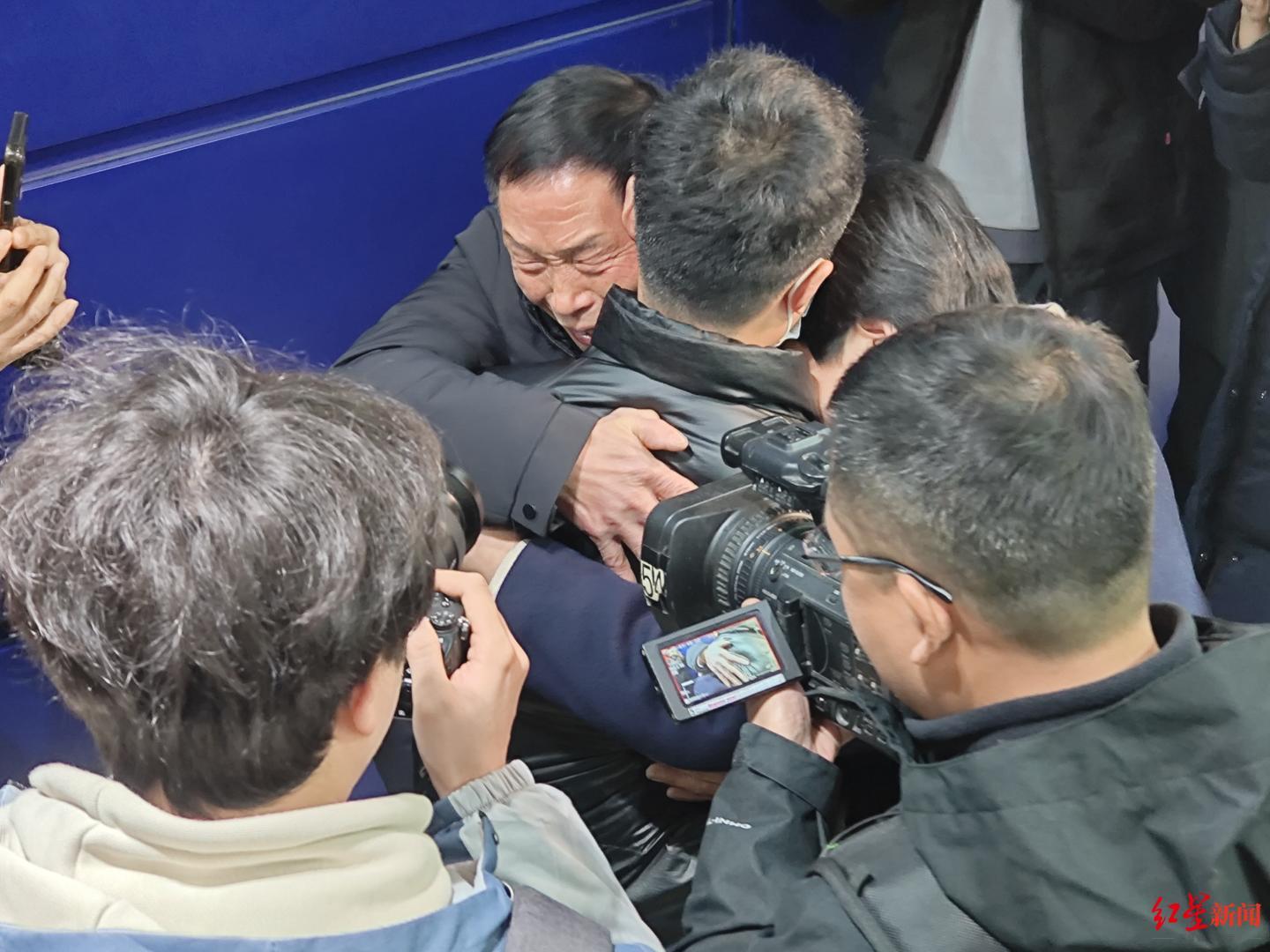 ▲认亲现场