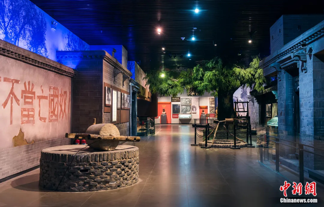 冉庄地道战纪念馆。马振 摄