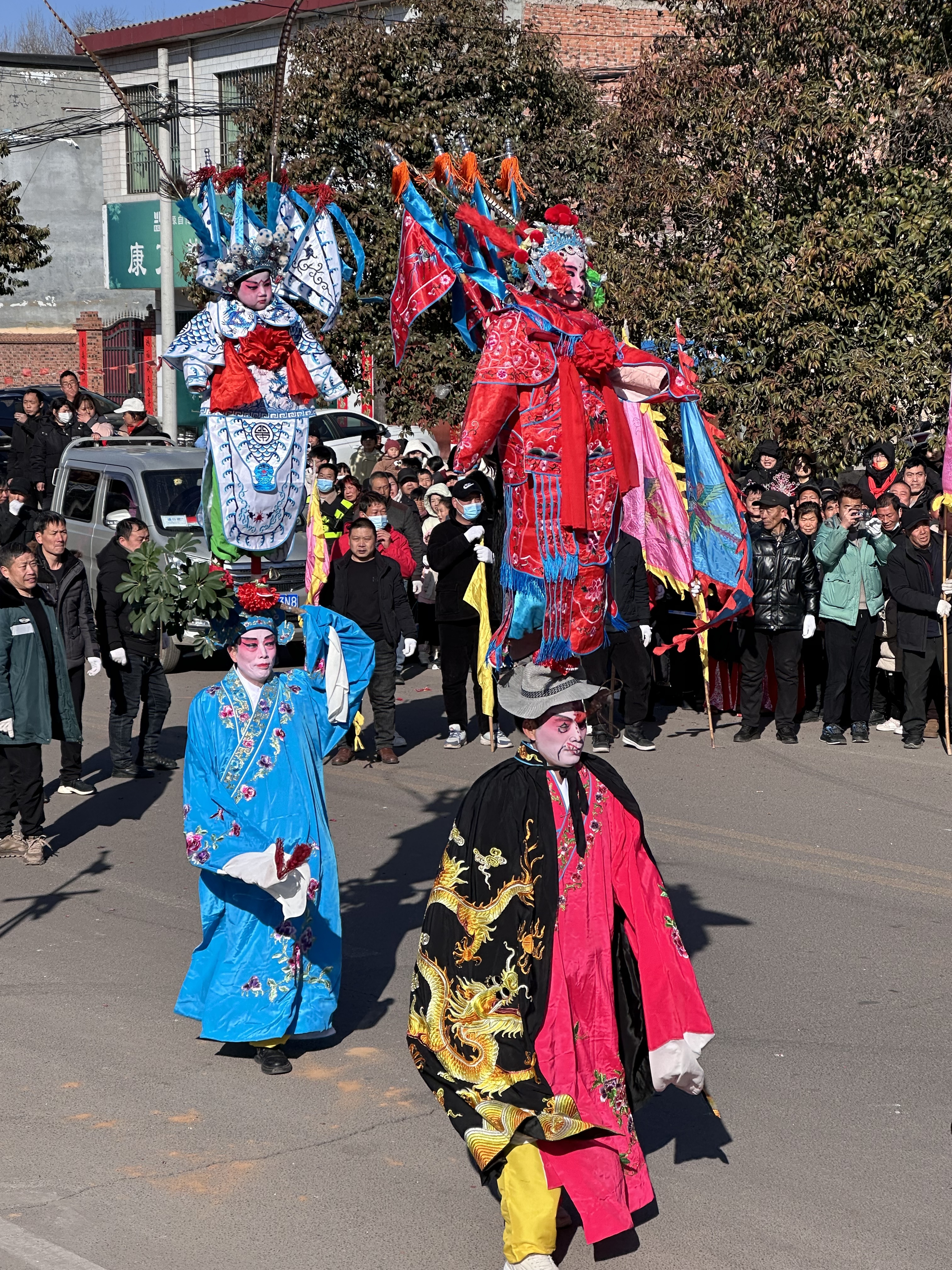 登封市石道乡：锣鼓喧天迎新岁 非遗展演庆华年