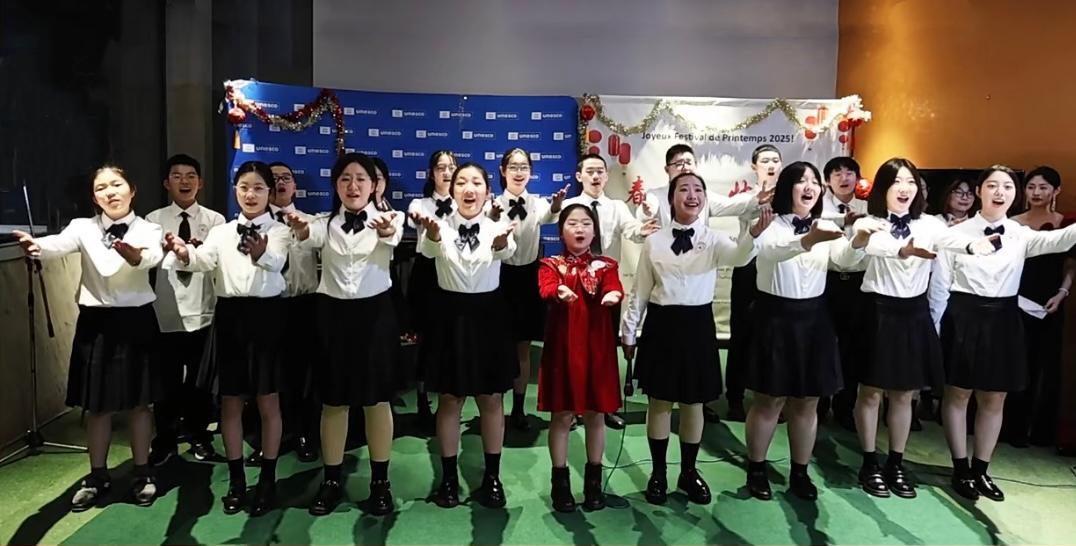 中国青少年艺术团演出现场