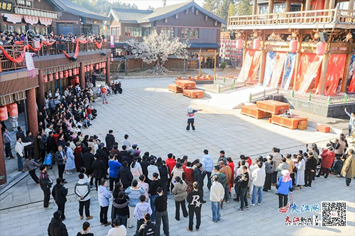 高岭中国村表演现场（景德镇市文旅局 供图）