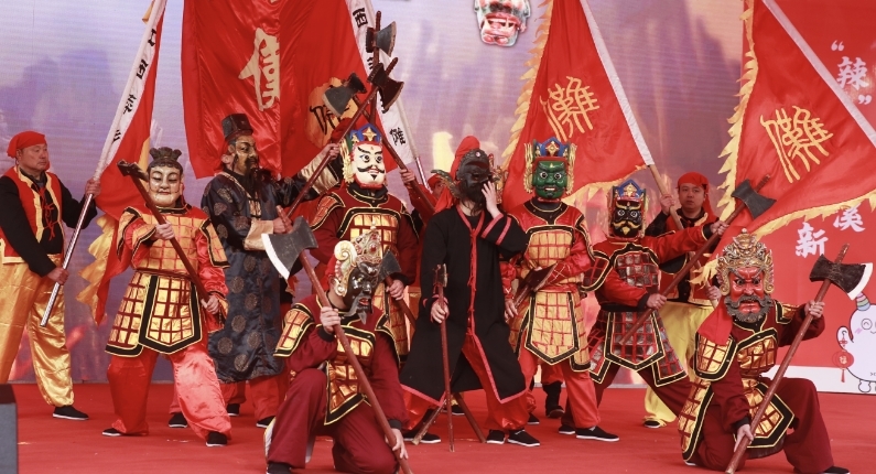 萍乡芦溪县举行第十一届灯彩艺术暨中国辣都·辣美芦溪文旅活动