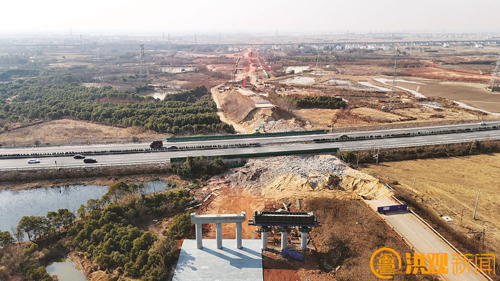 A标跨昌宁高速旧桥拆除区