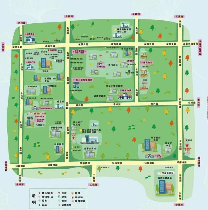 (莲湖区红庙坡街道青门社区“骑手便民地图”,资料照片)