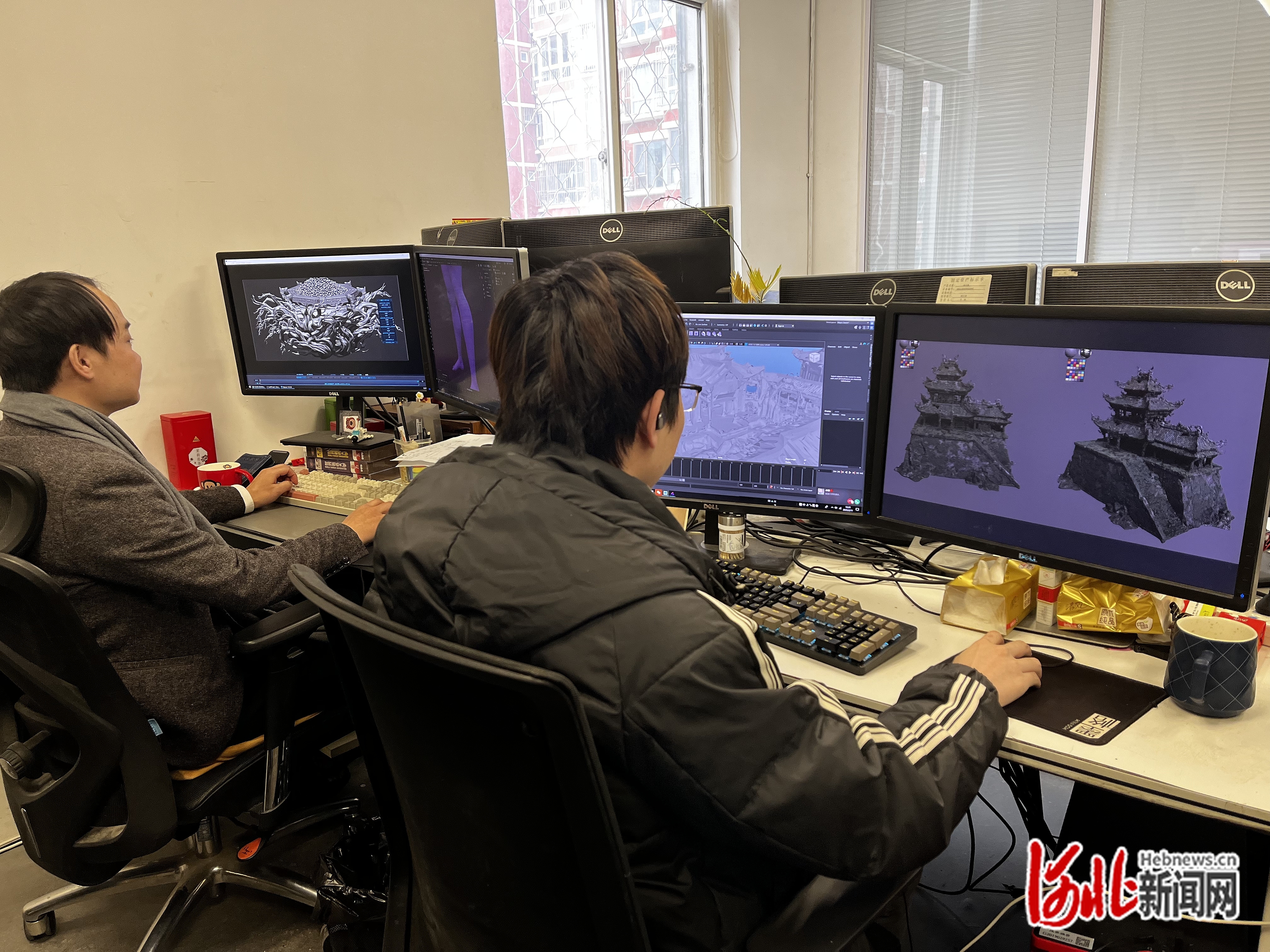 三河有鱼传播团队人员工作照。（来源/受访者提供）