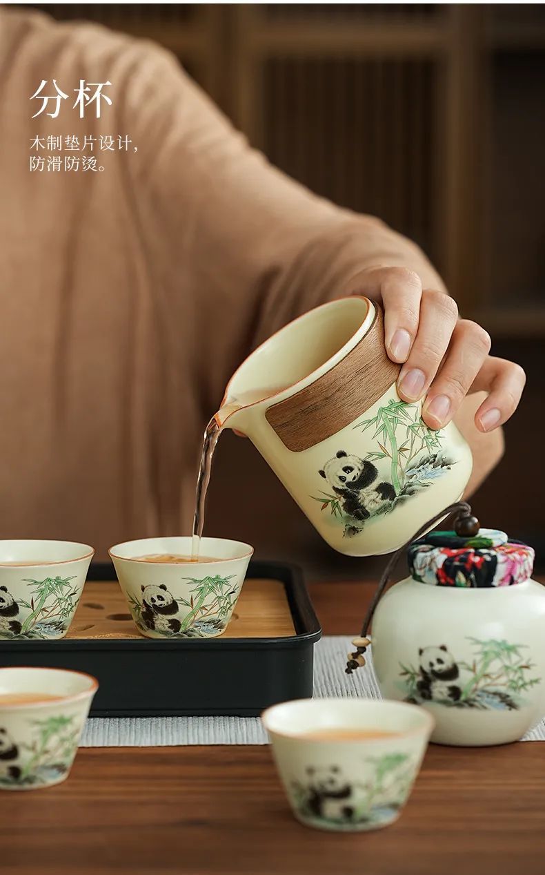 一茶一世界，一壶品人生！这套“熊猫茶具”尽显千年宋韵风华！_凤凰网