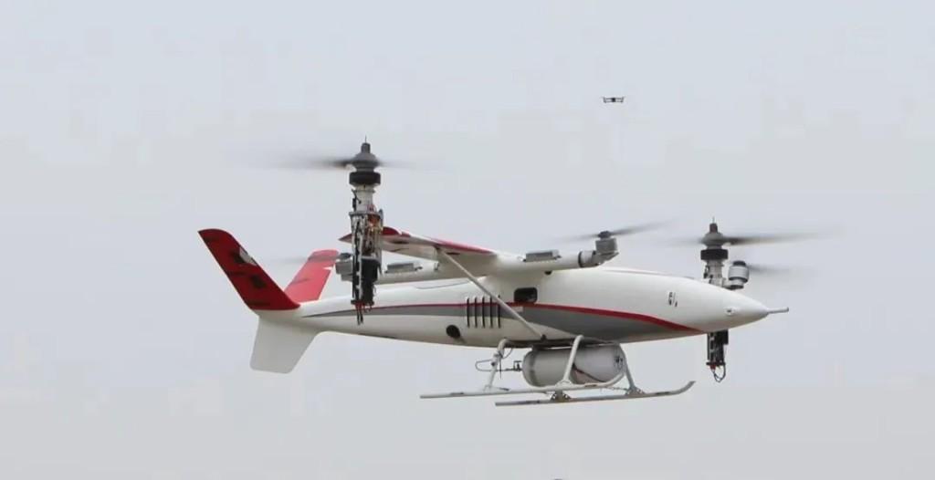 国内首架吨级液氢电动垂直起降无人机