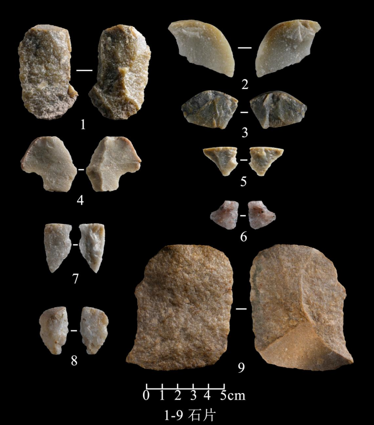 倍甘旧石器遗址石片