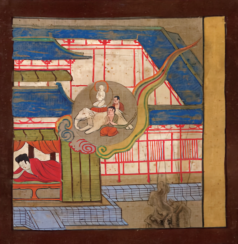 恭迎释迦牟尼佛圣诞：乘象入胎图