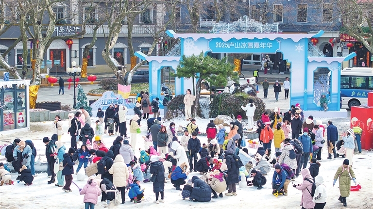 庐山风景区：冰雪旅游旺（图）
