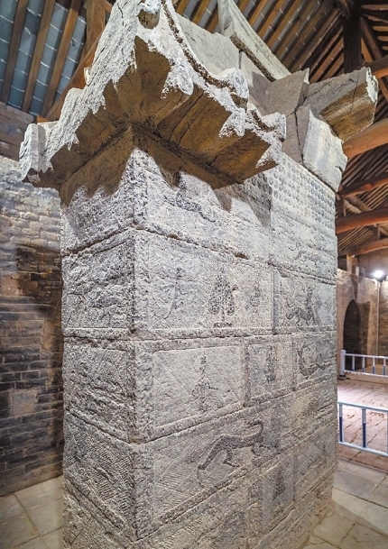 太室阙的局部。受访者供图