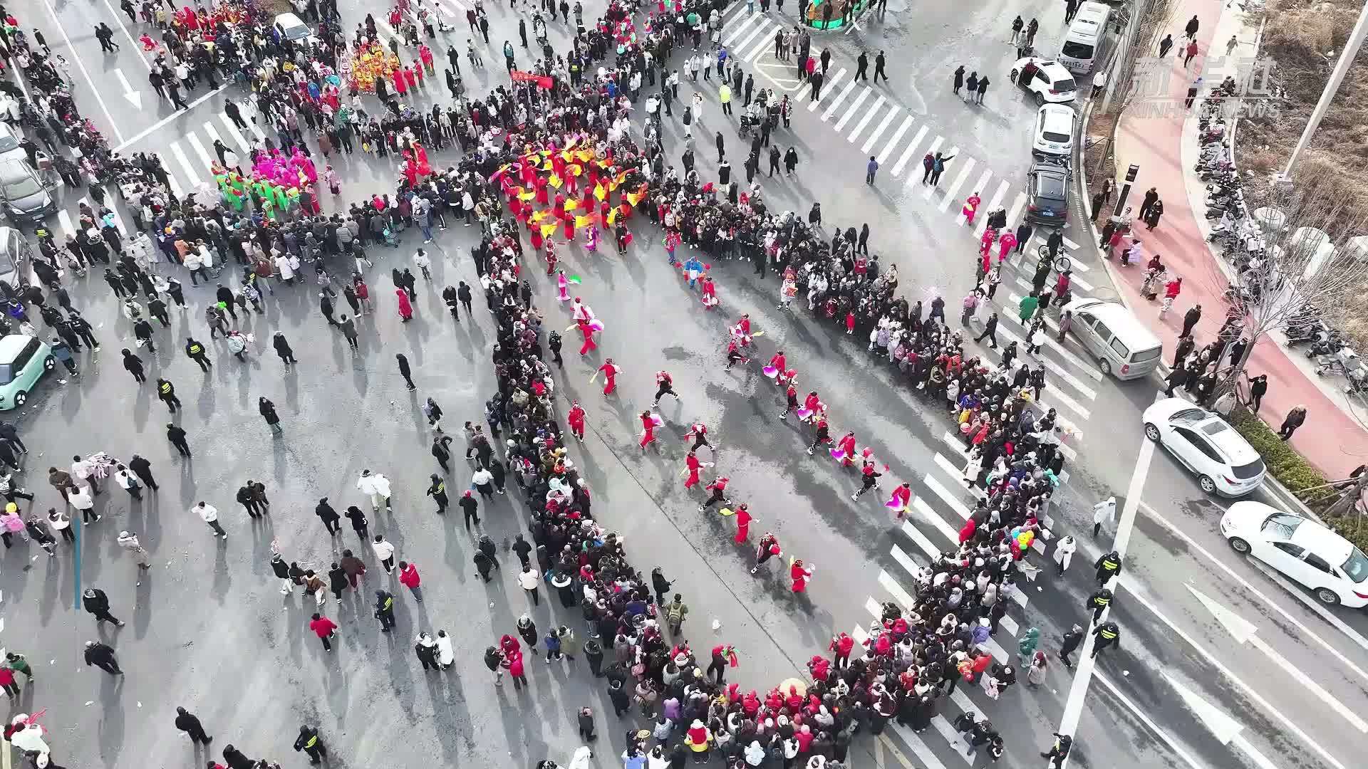 新春走基层｜山东烟台：扭秧歌送渔灯 渔灯节“海味浓”