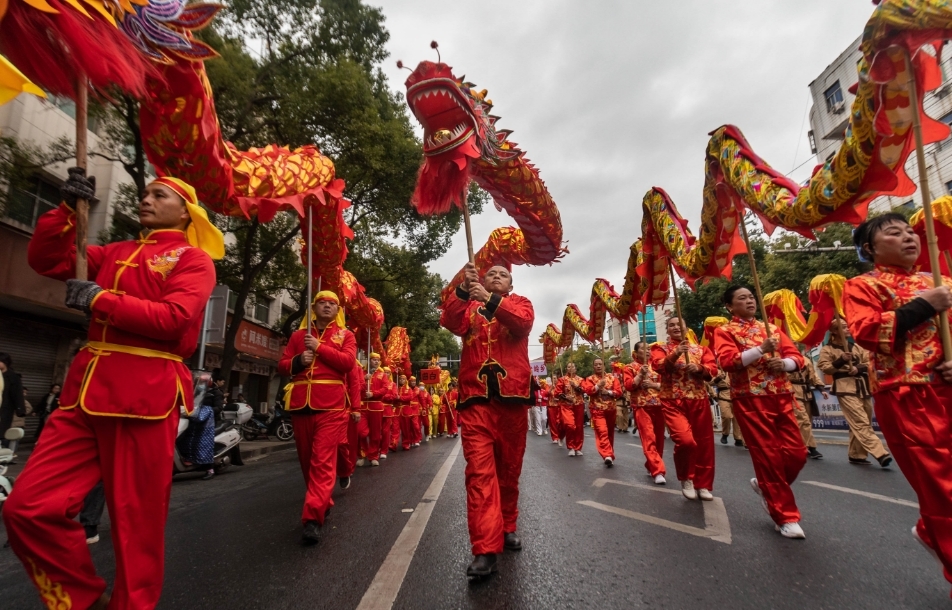 江西永新县举办元宵民俗文化展演活动